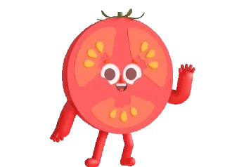 Animated Tomato Sticker