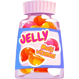 jelly pack sticker set Sticker