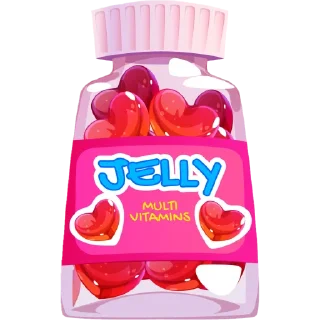 jelly pack sticker set Sticker