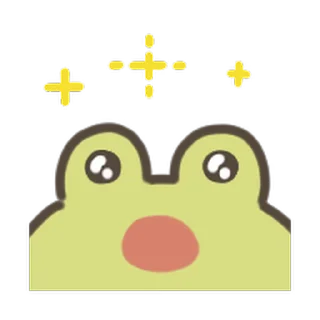 animated cute frog Telegram Sticker