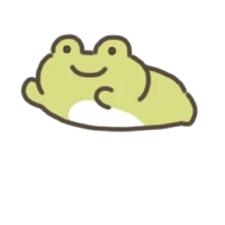 animated cute frog Sticker