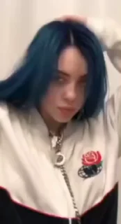 Animated Billie Eilish Gif Sticker