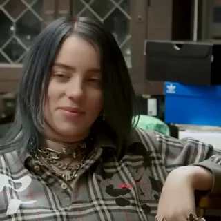 Animated Billie Eilish Gif Sticker